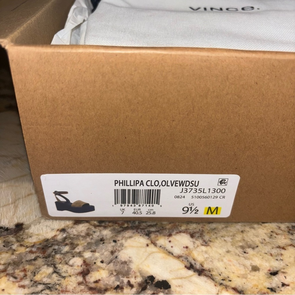 Vince Phillipa Platform Sandal NIB - Picture 15 of 16
